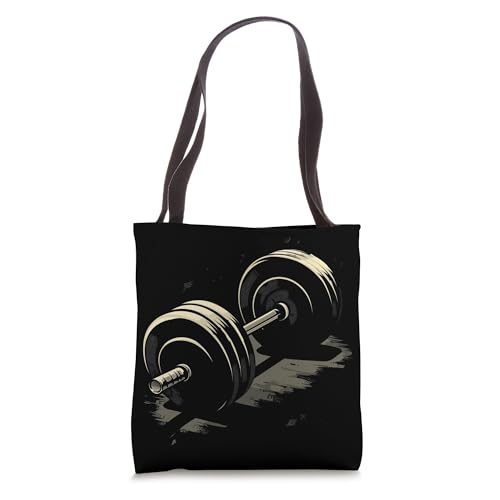 Barbell Vector lifter Tote Bag