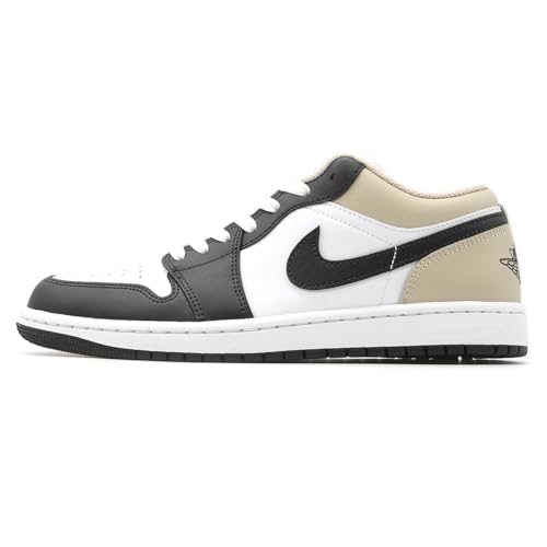 [�i�C�L] AIR JORDAN 1 LOW SUMMIT WHITE/OFF NOIR-RATTAN 553558-153 �G�A�W���[�_�� 1 ���[ (�T�~�b�g�z���C�g/���^��/�I�t�m���[��, ���{�̌C�̃T�C�Y���@, ��l, ���l, 28.0 cm) [