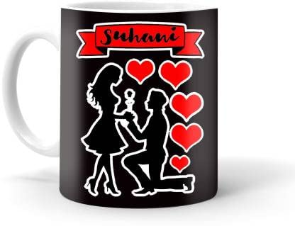 VOLTX DESIGN Suhani Name Printed (Pack Of 1 ) Ceramic Coffee Mug  (330 ml)