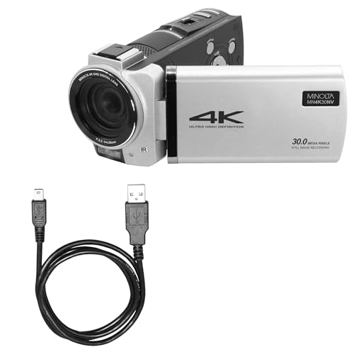 BoxWave Cable Compatible with Minolta MN4K30NV - DirectSync Cable, Durable Charge and Sync Cable