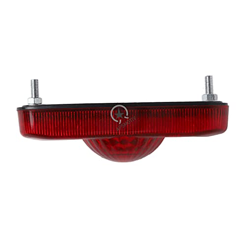 Marqueur de surface LED rouge 12V lot de 8 feux de gabarit pour camion