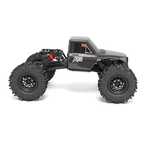 Image of Redcat Racing Ascent-18 APEX, 1 /18 Scale Brushless Electric Rock Crawler, Carbon Fiber, 4WD RC Car for Adults with 2.4GHz Radio System (Gray)