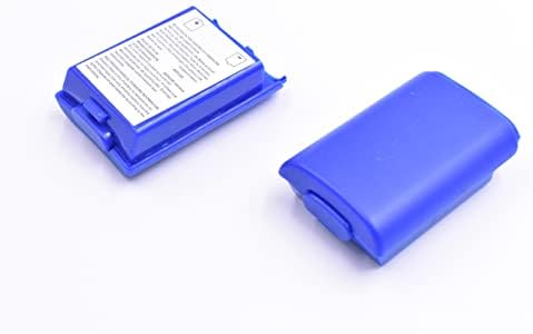 2pcs Battery Cover for Microsoft Xbox 360 Wireless Controller (Blue) image 2