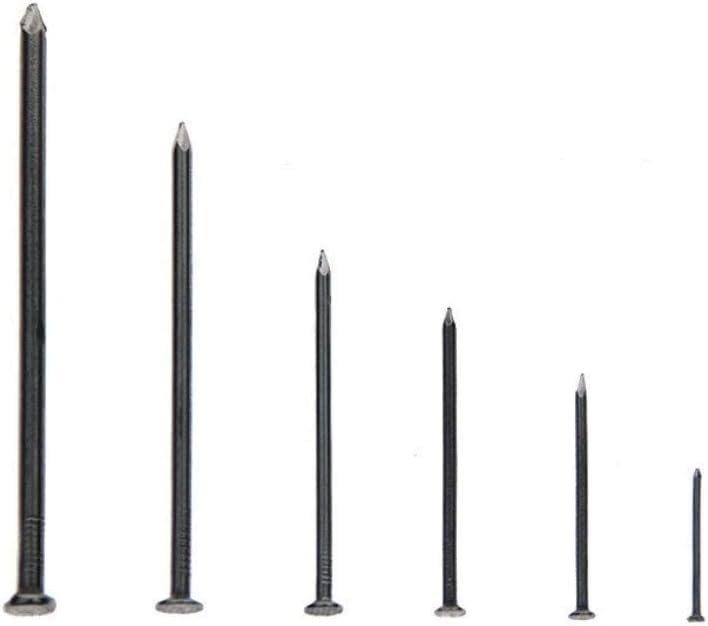 Clavos surtidos para madera, clavos extra largos de hierro para madera, clavos redondos de acero, 6 pulgadas, 1 kg miniatura 1