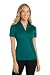 Joe's USA(tm) Silk Touch Golf Polo Shirt, L-TealGreen