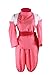 Mocona Spirited Away Cosplay Ogino Chihiro Costume Kimono Suit (X-Small(150-158cm), red)