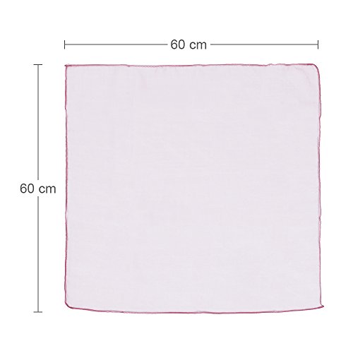 Rovtop 15 Stück Jongliertücher, Chiffontücher für Tanzen, Jonglieren, Sensorisches, Tanztücher, 60 x 60cm Bunte tücher – Bild 4