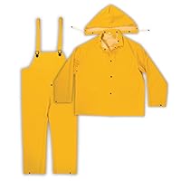 Kunys R101L 0.35mm 3 piece Rain Suit Large - Yellow