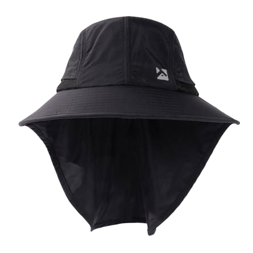 Image of Oversized XL XXL Mens Sun Hat Big Head Neck Flap Shade Waterproof UPF50+ Wide Brim Hat Fishing Safari Hiking
