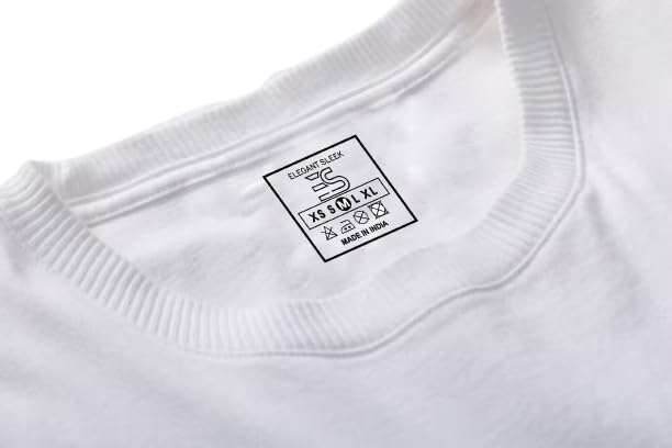 Image of Round Neck Typography Solid Colour Men's T-Shirt