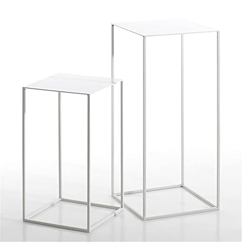CompactRetangularSideTable,ModernAccentMóveisDisplayStandforDisplayingFlowerPossBlackGoldenandWhiteI