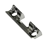 SN-TEC Fallenhalter Aufschraubstück/Austauschstück für Fallengleitdeckel mit 13mm Aussparung, Anpressdruck +1,5mm, Lochabstand 32mm