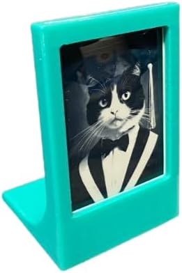 Mini Photo Stand for Desk – Compatible with Polaroid Pocket Prints and 2x3 Photos – Small L-Shape Frame Holder for Instant Photo Display (4 Pack, Rainbow) image 5