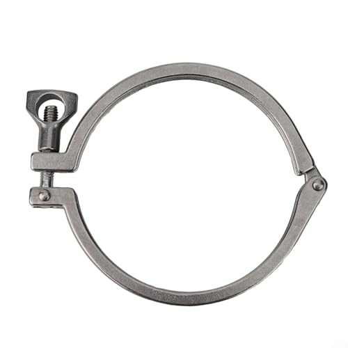 Easybymall Edelstahl Rohrschelle 10,2 cm Modell N73X0