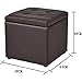 PU Leather Padded Footstool/Toy Footstool, Makeup Stool, Storage Fitting Room Stool, Door Shoe Stool, Leather Stool, Entrance Shoe Rack (B)