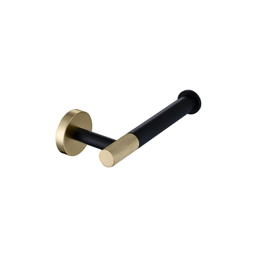 Matériel porte-serviettes brushgold noir pour optimiser la salle de bain