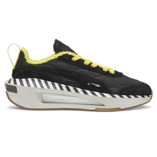 PUMA Mens Scuderia Ferrari X Ultimate Nitro Lace Up Sneakers Shoes Casual - Black, Off White - Size 12 M