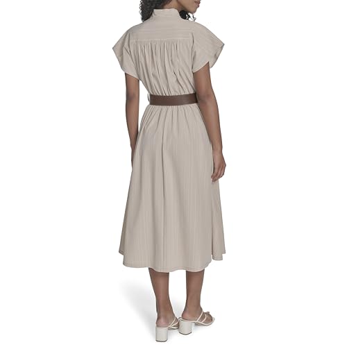 Calvin Klein Women's Lightweight Belt Vacation Dress4