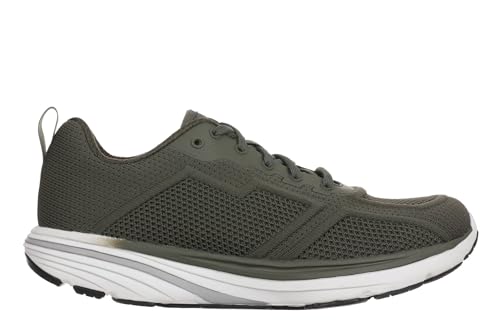 MBT Damskie buty sportowe Wave III Lace Up, sportowe na co dzień, anatomiczne i wygodne. Fizjologiczne buty komfort i stabilność z zakrzywioną podeszwą. Sneakers do biegania i chodzenia, Zielona