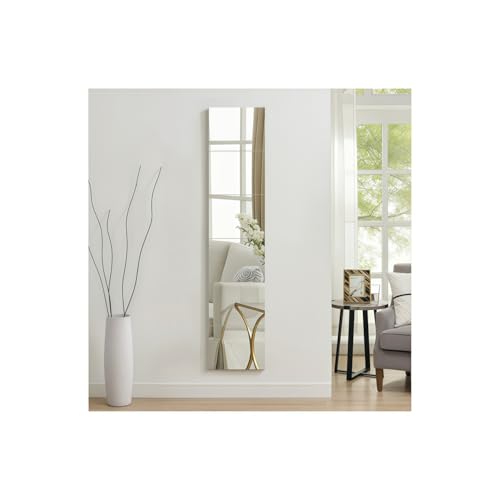 Snowon 全身鏡 ミラー 壁掛け式 姿見 割れない鏡 貼る鏡 27×19cm 6枚セット 四角形 取り付け簡単 ガラス アクリル製 飛散防止 おしゃれ 浴室 化粧 トイレ どこでも貼れる割れない鏡