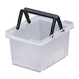 JEJアステージ(JEJ Astage) 収納ボックス セパレートバスケット #25 クリア 日本製 アウトドア キャンプ 積み重ね SPB-N25C 幅17.8×奥行23.5×高さ14cm