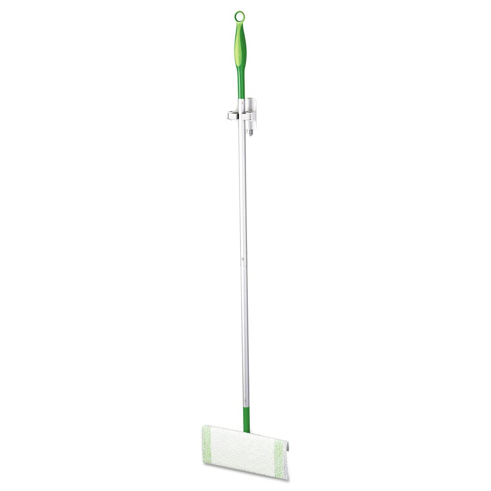 Lady Doc Scopa Mocio Clean Con Manico In Alluminio Bianco - 128 Cm