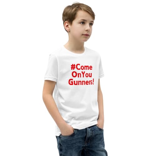 Arsenal Youth T-Shirt, Soccer Fan Shirt, Come On You Gunners Tee2