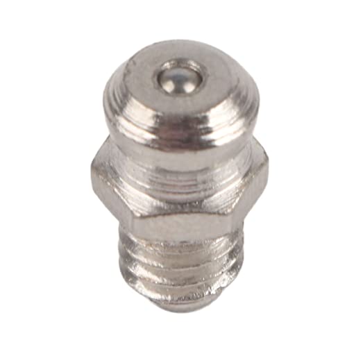 Yuecoom 10 pièces Mamelon de Pistolet à Graisse, Pointe de Graisse de Remplacement en métal, raccord de buse de Pistolet à Graisse, Accessoires de Lubrification de Pistolet à Graisse (M6) Cover