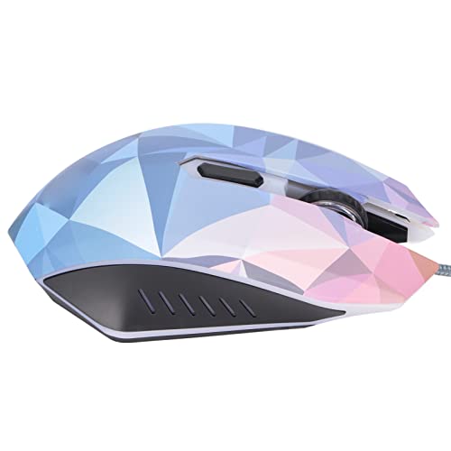 WMING Gaming-Maus, Exquisites Aussehen Gaming-Mäuse 4 einstellbare DPI-Mehrfarbenbeleuchtung für Zuhause für Büro für Spiele Cover