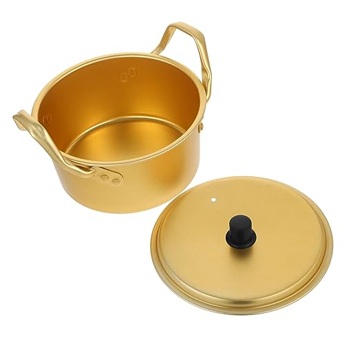 TIDTALEO Olla de Aluminio para Sopa Olla Multifuncional con Tapa para Guisar y Cocinar al Vapor de para Hogar