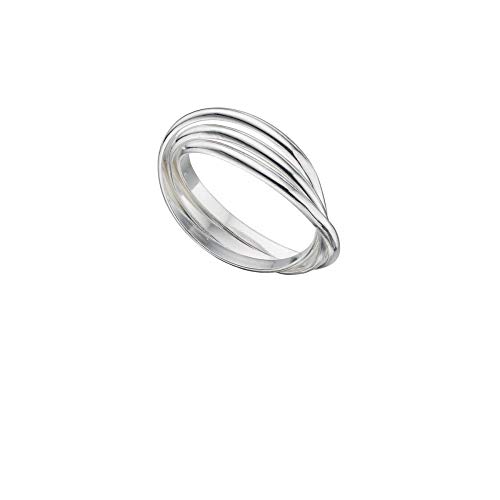  Elements Beginning Anello in Argento tre pezzi fede nuziale russa R141 60