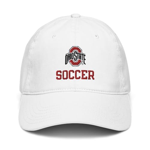 Gorra ajustable oficial Ohio State Buckeyes blanca miniatura 2