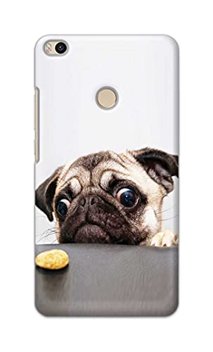 Image of PRINTFIDAA� Printed Hard Back Cover Case for Mi Max 2 Back Cover (Pug Dog) -2808