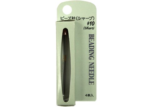 Tulip Bead Needle Sharp #10, Pack of 4