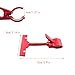 DGZZI 4PCS Billboard Clip Red Retail Merchandise Signs Flat Clip Display Label Pin Shop Supermarket Price Label for Restaurant Cafe Fruit Shop Sign Advertising Display Public Room Display Notes