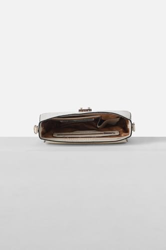 Image of Allen Solly Crocodile Textured PU Structured Shoulder Bag