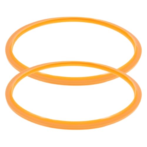 CHILDWEET 2 piezas anillos de sellado de silicona para olla a presión de aleación de aluminio 26cm diámetro interior, accesorio resistente para cocina compatible con ollas a presión domésticas miniatura 1