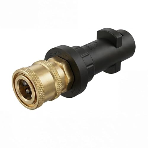 Adaptador de Pistola de Lavado a Presión, Conexión Rápida de Latón Hembra 1/4 Pulgadas Compatible con Karcher K2 K3 K4 K5 K6 K7 Adaptador de Pistola para Lavadora a Presión para Boquillas Lanza Espuma