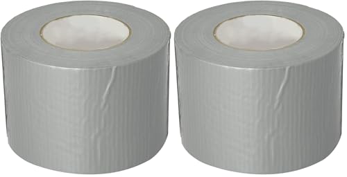 Image of Nashua - 1087197 2280 Polyethylene Coated Cloth Multi-Purpose Duct Tape, 60 yds Length x 4 inch Width, Silver (Pack of 2)