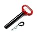 BUXIMN 3/4x4-1/4 inch Trailer Hitch Pin, 2pcs Tractor Towing Hitch Pin and Clip, Red Handle Trailer Gate Pins Clevis pins Tractor Pins for Towing RV, Boat, Car, Truck