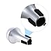Mini Mute for Trumpet with ABS Material, Lightweight and Stable, Ideal for Practice (Silver)