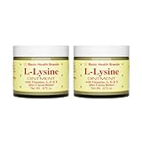 Basic Brands - L-Lysine Ointment - 0.875 oz - Lysine Cold Sore Treatment and Blister Relief - Soothes Chapped Lips and Dry Skin – 2-Pack