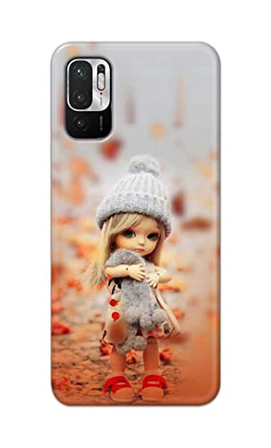 Image of PRINTFIDAA Doll Cute Girl Amazing Beauty Little Kid Child Playing Hard Back Cover for Redmi Note 10T 5G, Poco M3 Pro 5G, Redmi Note 10 5G Back Cover -(P6) KAT1001