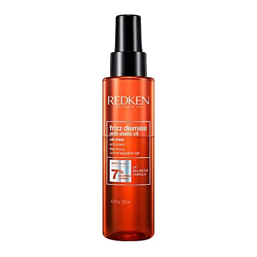 Redken | Aceite Sin Aclarado Antiencrespamiento Para todo tipo de Cabello de fino a grueso, Para Clima Húmedo, Frizz Dismiss, 125 ml