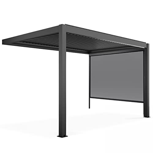 Oviala Pergola bioclimática 3x4m y 1 Store 2,66 x 2,34 m