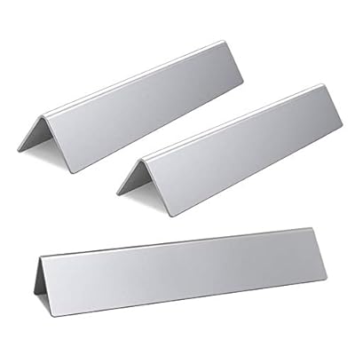 SHINESTAR 15.3-Inch Thicker Flavorizer Bars for Weber Spirit 200 Series (Front Control), Spirit E-210 Grill Replacement Parts, Stainless Steel, 3-Pack