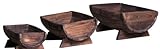 Leigh Country Half Barrel Planter, 3-Piece