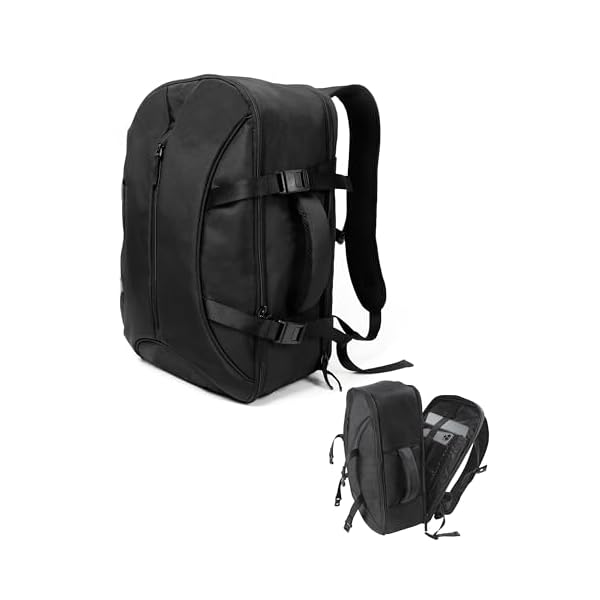 TSA-Friendly Travel Backpack with Laptop Compartment, 30L Carry-On Backpack for Men & Women, 180° Lay-Flat Design, Waterproof & Durable 1000D Oxford, Fits 15.6" Laptop