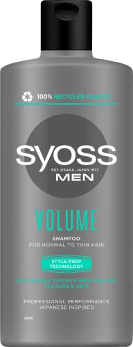 Syoss Men Volume Shampoo, For Normal to Thin Hair 440 Ml