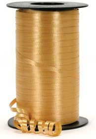 Gold 3/16 Inch Curling Ribbon 500YD Spool